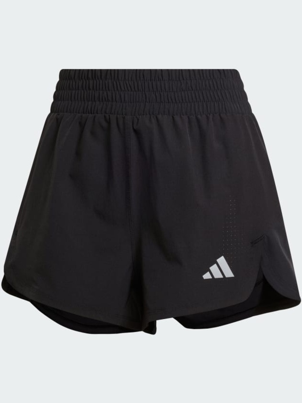 adidas Racer Pacer Woven 3” Short Color: Black - Size Large